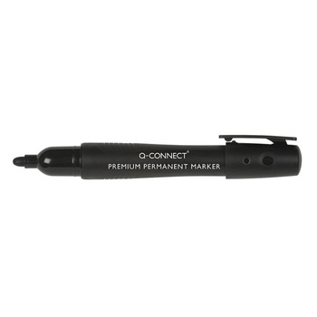 Set 10 Markere Permanente, Varf Rotund, Scriere 2-3 mm, Negru, Marker Permanent Q-CONNECT, Accesorii Birou, Instrumente de Scris Set 10 Markere Permanente, Varf Rotund, Scriere 2-3 mm, Negru, Marker Permanent Q-CONNECT, Accesorii Birou, Instrumente de Scris