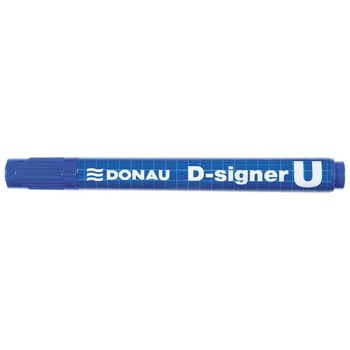 Set 10 Markere Permanente cu Varf Rotund, Scriere 2-4 mm, Culoare Albastra Set 10 Markere Permanente cu Varf Rotund, Scriere 2-4 mm, Culoare Albastra