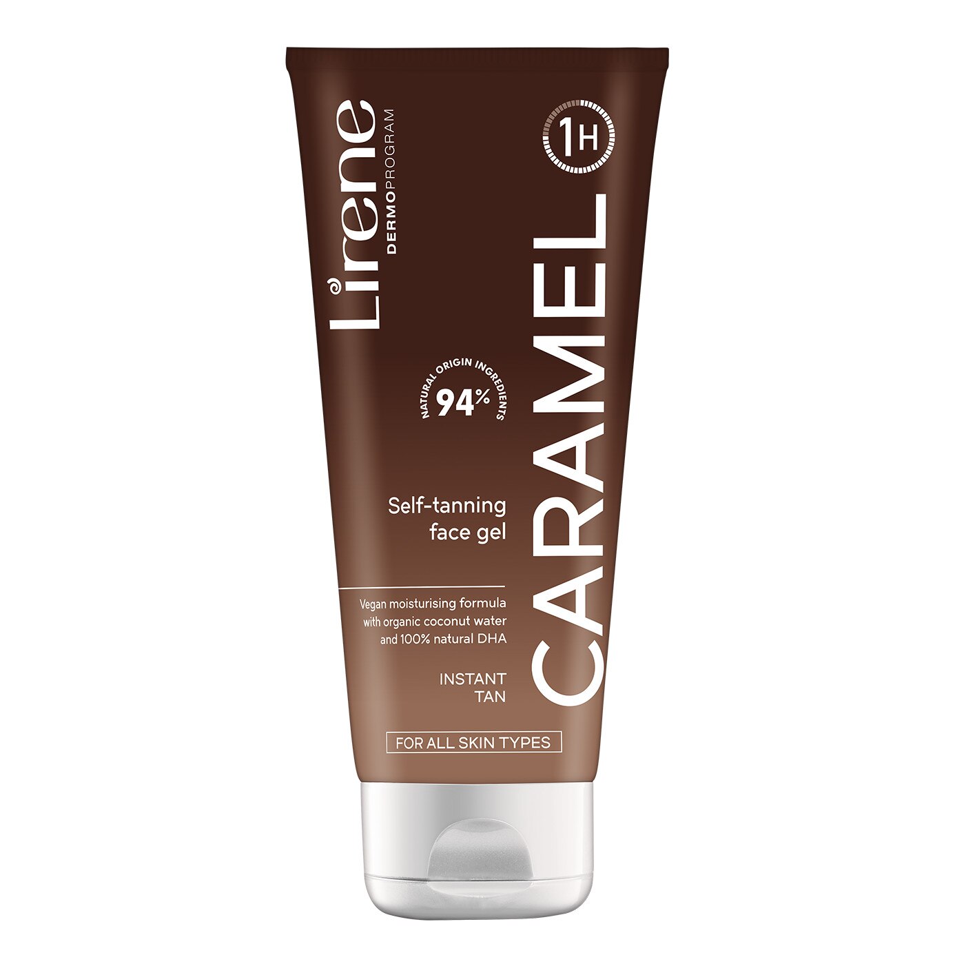 Gel facial autobronzant Lirene CARAMEL, 75ml