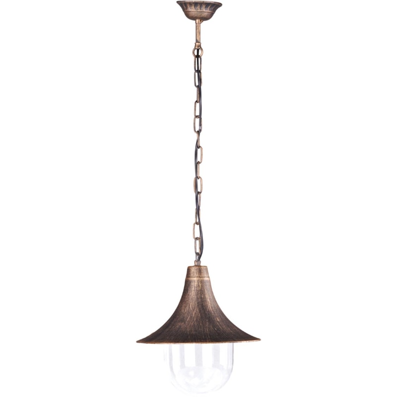 Pendul de exterior Kaja Boston, 1XE27, 83cm, Maro bronz