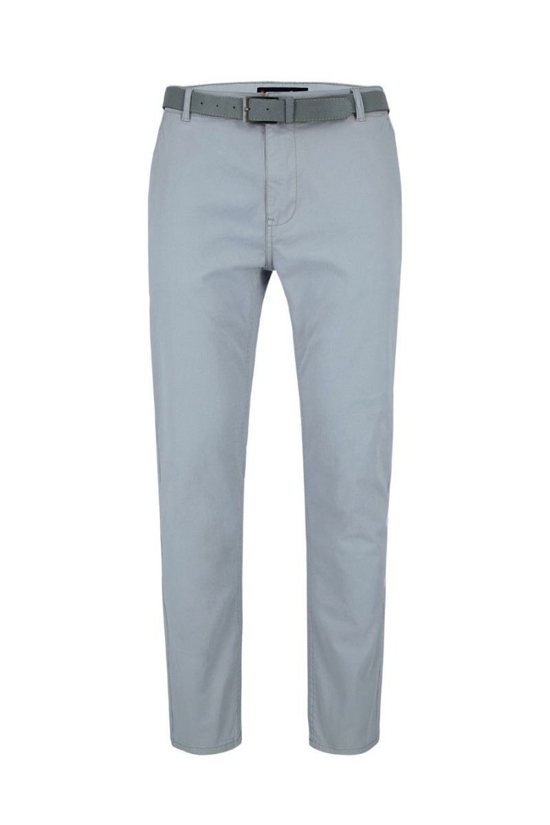Pantaloni R-TERRY, Volcano, Bumbac / Elastan, Gri deschis