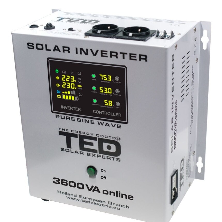 Inverot solar TED ELECTRIC 3600VA 2400W