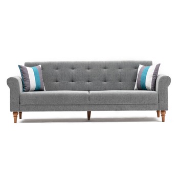 Canapea extensibila Asira, 223x81x83 cm, gri Canapea extensibila Asira, 223x81x83 cm, gri