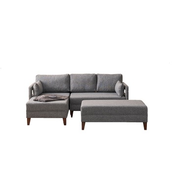 Canapea tip coltar Galaxy, 205x80x140 cm, gri Canapea tip coltar Galaxy, 205x80x140 cm, gri