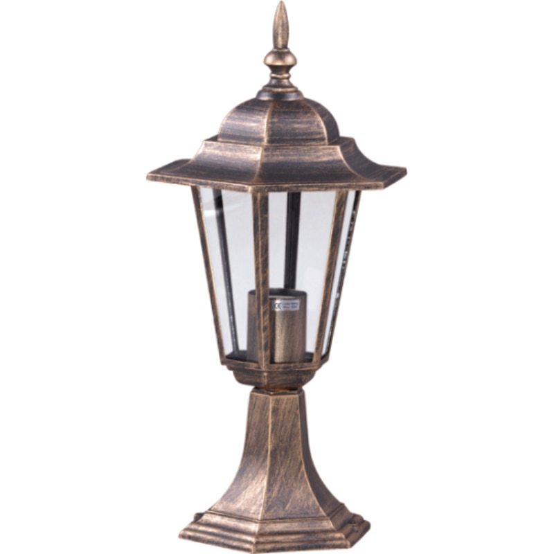Felinar de exterior Kaja Standard, 1xE27, 44cm, Maro bronz