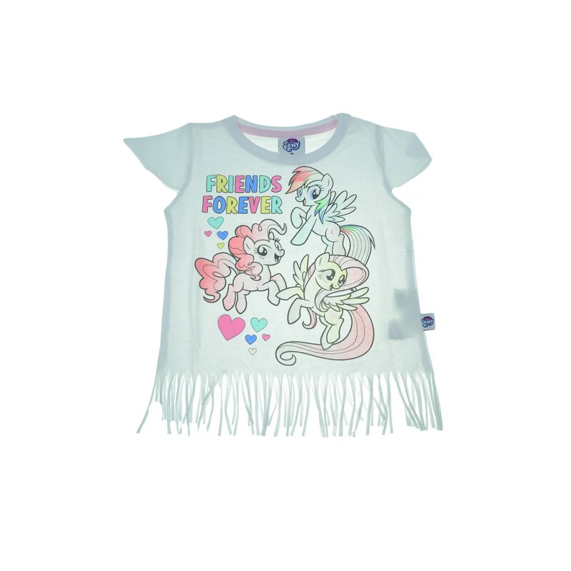 Tricou pentru fete E Plus M Little Pony 2605A, Alb 49587