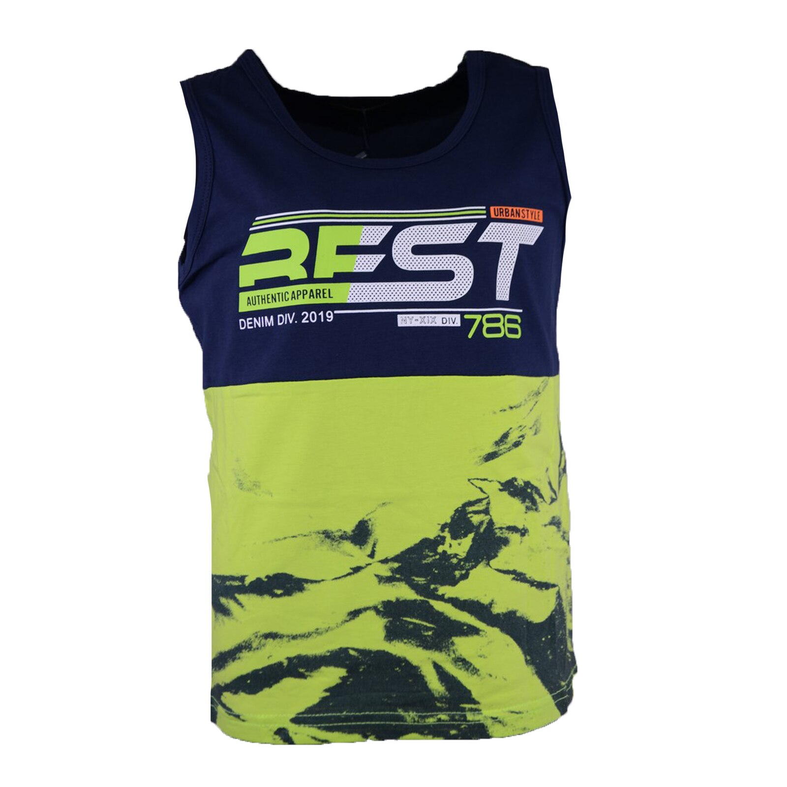 Tricou fara maneci pentru baieti Happy House HB-8231, Verde 122-128 cm