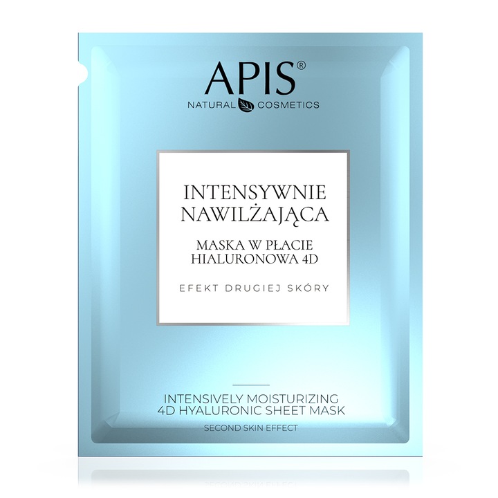 Masca servetel Apis Natural Cosmetics cu Acid Hialuronic 4D