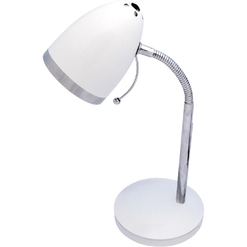 Lampa de birou, Kaja, Model Kajtek, pentru citit, 1xE27, 36 cm, Alb