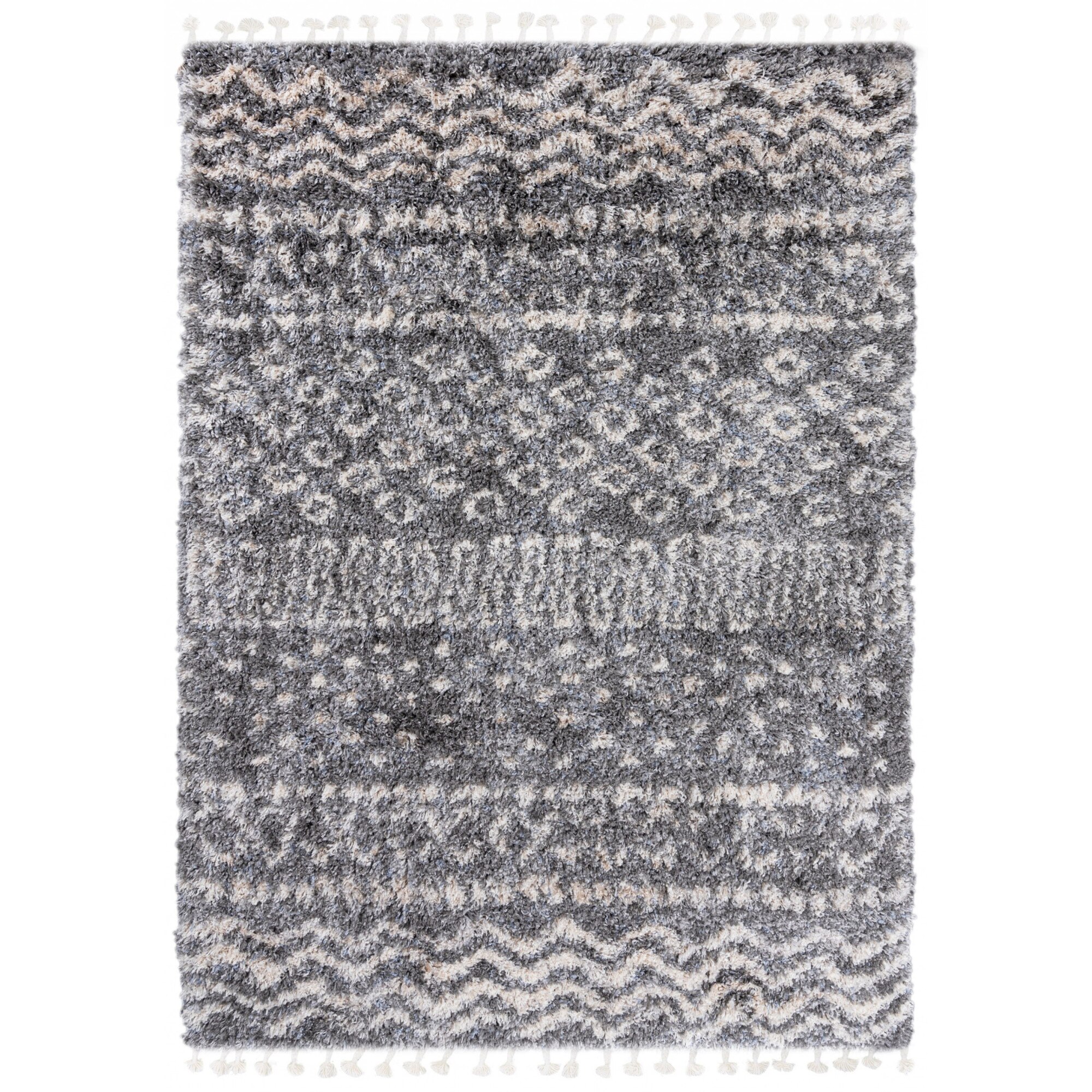 Covor Aztec Vintage Abstract Boho Chemex Fa60A Ejf Gri 60x100