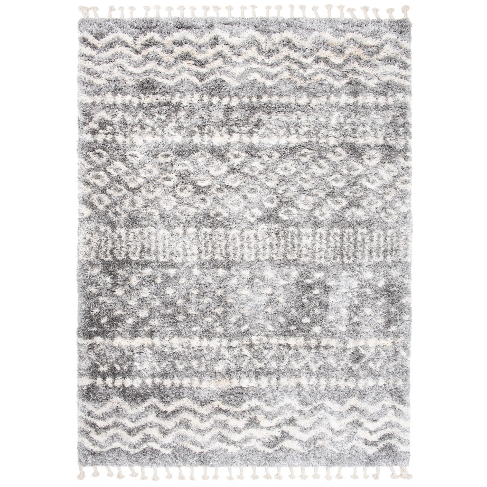 Covor Aztec Vintage Abstract Boho Chemex Fa60A Ejf Gri 60x100