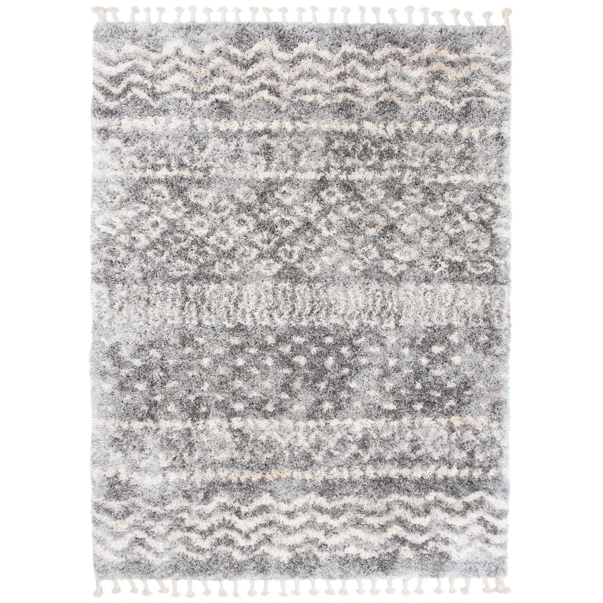 Covor Aztec Vintage Abstract Boho Chemex Fa60B Ejf Gri 80x150