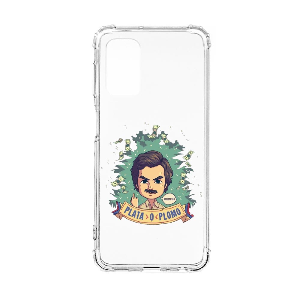 Husa Anti Shock, Compatibila Cu Samsung Galaxy S20 FE, Narcos Pablo Escobar, Silicon Premium, Rezistenta, 447
