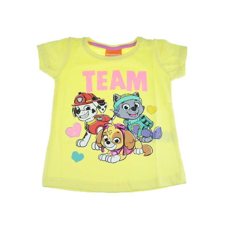 Tricou pentru fete E Plus M Paw Patrol 52-02-117G, Galben 29346