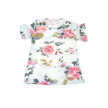 Tricou pentru fete Happy House CVC-1555, Multicolor 29440 Tricou pentru fete Happy House CVC-1555, Multicolor 29440