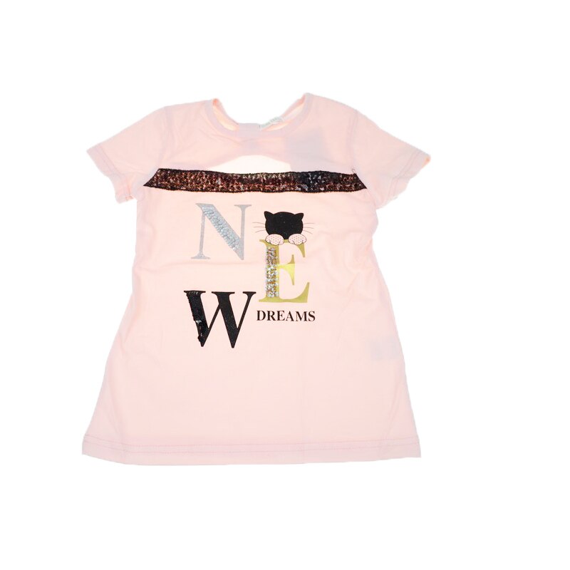 Tricou pentru fete Happy House WB-2775, Coral 29508