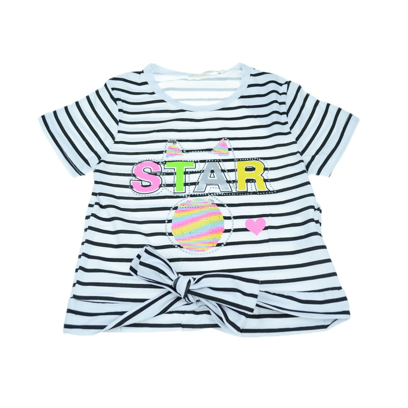 Tricou pentru fete Happy House WB-2783A, Alb 29666
