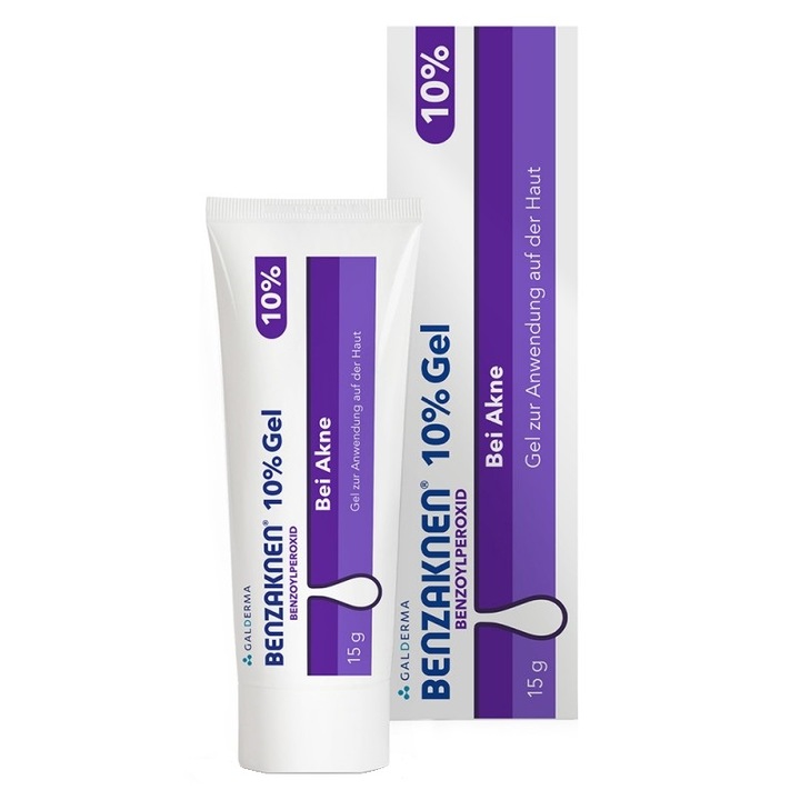 Galderma Benzol Gél, pattanásgátló, 10% benzoil-peroxid, 15 g