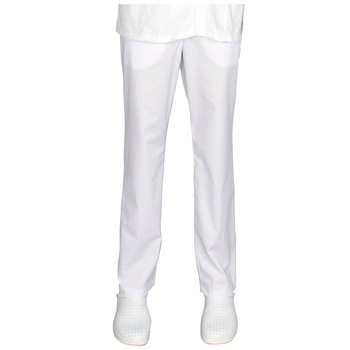 Pantaloni Prima, Unisex, cu elastic si cordon, 2 buzunare, tercot, 65% poliester, 35% bumbac, 170gr/m2, Alb, S, 1 buc Pantaloni Prima, Unisex, cu elastic si cordon, 2 buzunare, tercot, 65% poliester, 35% bumbac, 170gr/m2, Alb, S, 1 buc