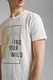 EDC by Esprit, Tricou de bumbac organic cu imprimeu grafic, Alb, M