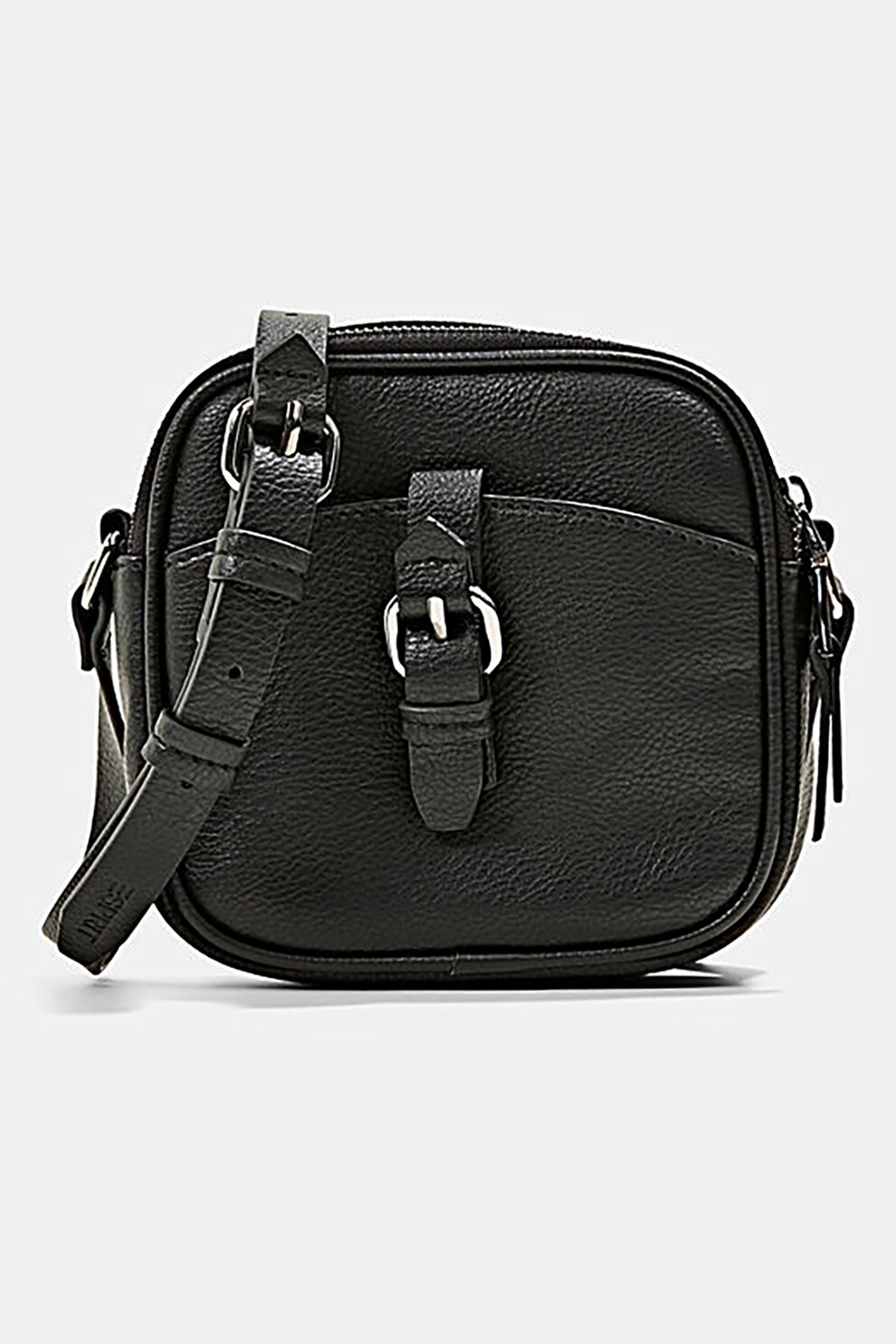 Esprit, Geanta crossbody de piele ecologica, Negru