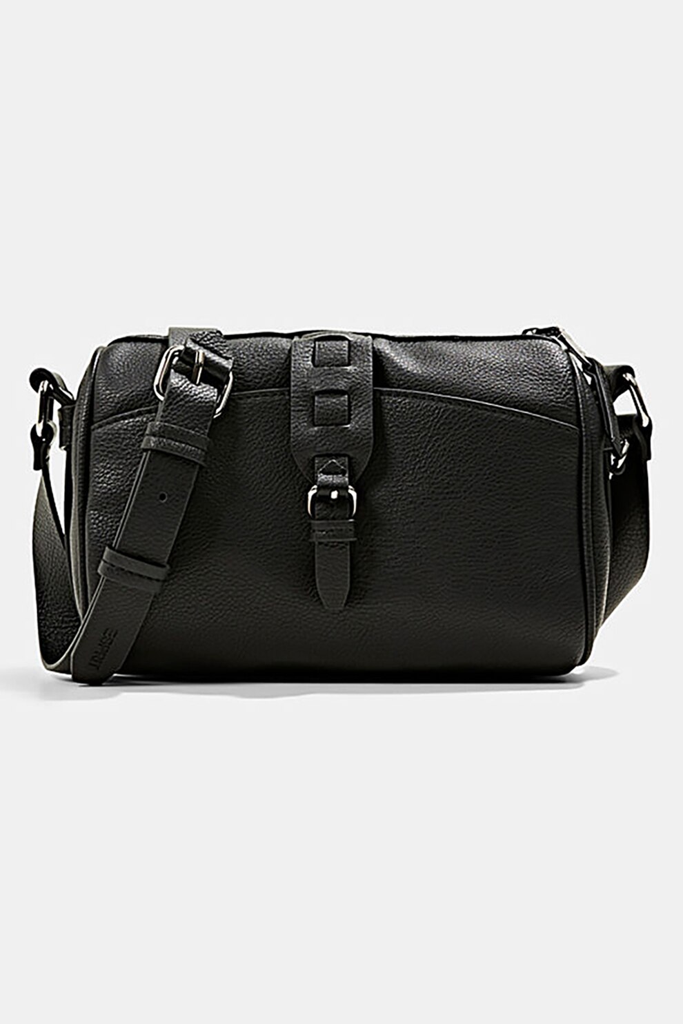 Esprit, Geanta crossbody de piele ecologica, Negru