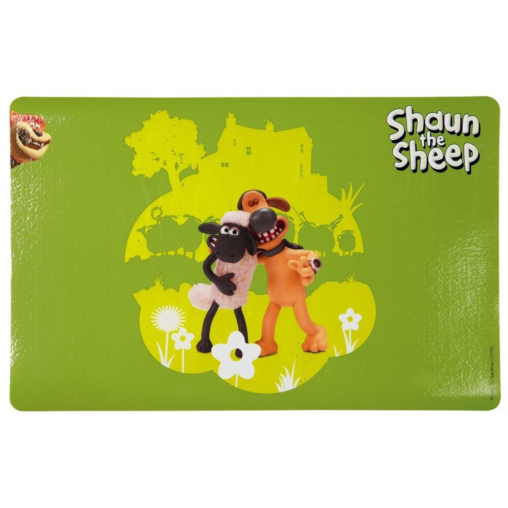 Suport/Placemat Pentru Castron Trixie Shaun The Sheep 44 x 28 cm Verde 24573