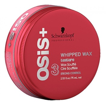 Ceara spuma textura usoara Schwarzkopf Professional OSIS+ Whipped Wax, 75 ml Ceara spuma textura usoara Schwarzkopf Professional OSIS+ Whipped Wax, 75 ml