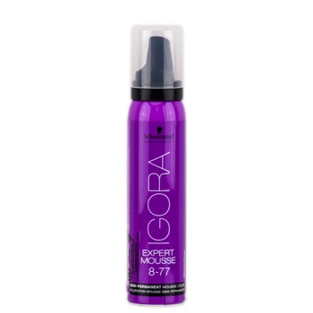 Spuma coloranta pentru par Schwarzkopf Professional Igora Royal Expert Mousse 8.77, 100 ml Spuma coloranta pentru par Schwarzkopf Professional Igora Royal Expert Mousse 8.77, 100 ml