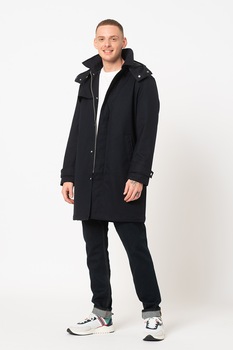 Esprit, Geaca lunga cu gluga si izolatie 3M™ Thinsulate™, Albastru inchis, L Esprit, Geaca lunga cu gluga si izolatie 3M™ Thinsulate™, Albastru inchis, L