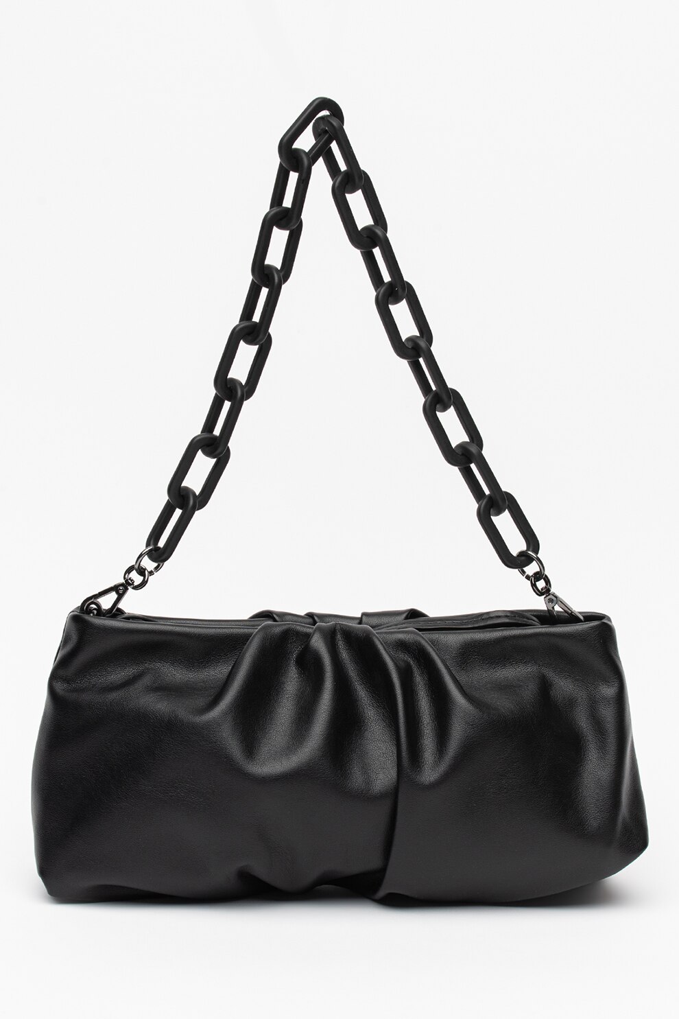 Esprit, Geanta de piele ecologica cu bareta de umar, Negru