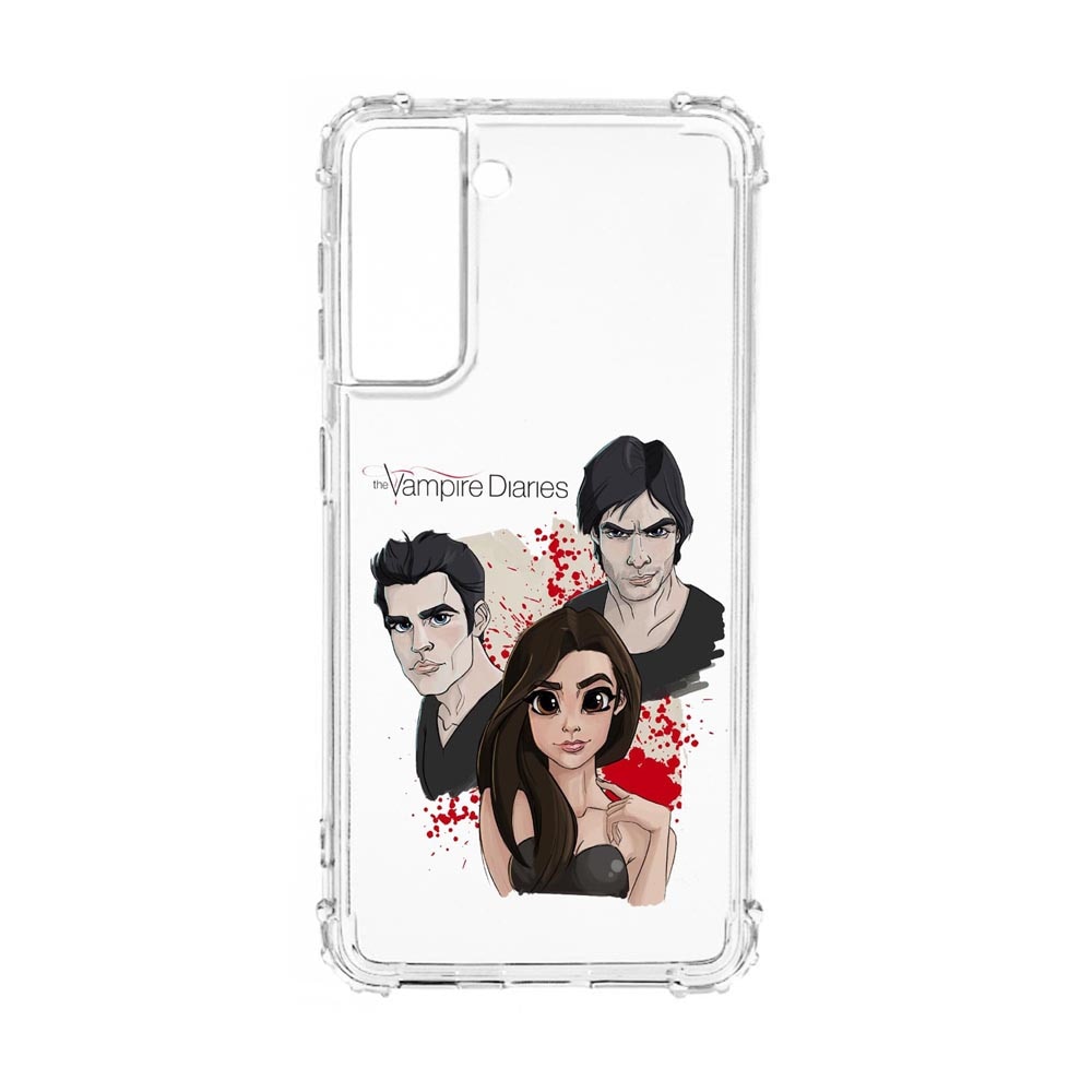 Husa Anti Shock, Compatibila Cu Samsung Galaxy S21, Vampire Diaries, Silicon Premium, Rezistenta, 578