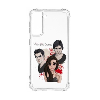 Husa Anti Shock, Compatibila Cu Samsung Galaxy S21, Vampire Diaries, Silicon Premium, Rezistenta, 578 Husa Anti Shock, Compatibila Cu Samsung Galaxy S21, Vampire Diaries, Silicon Premium, Rezistenta, 578