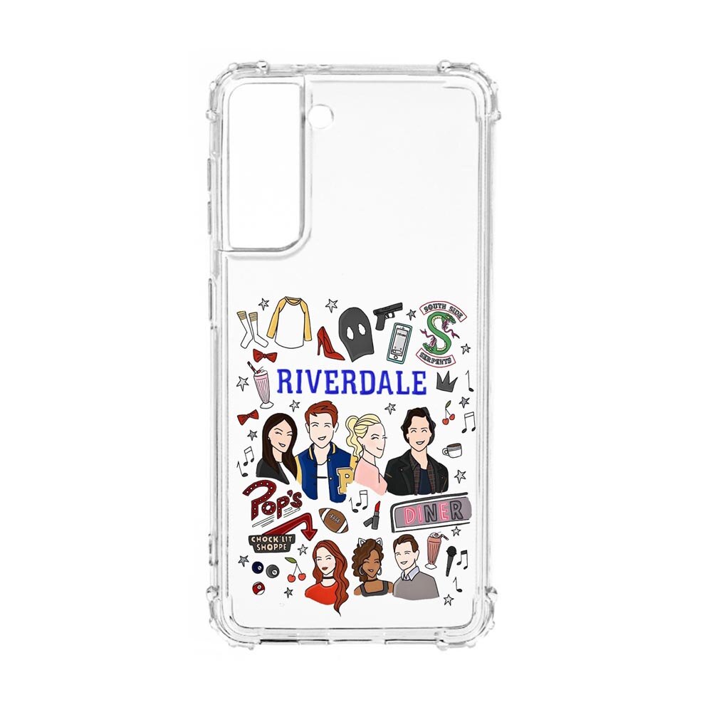 Husa Anti Shock, Compatibila Cu Samsung Galaxy S21, Riverdale, Silicon Premium, Rezistenta, 607