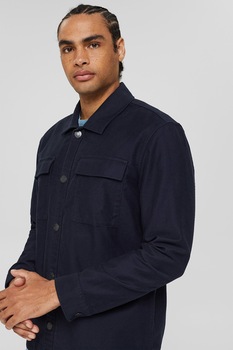 Esprit, Jacheta -camasa cu buzunare pe piept, Bleumarin inchis Esprit, Jacheta -camasa cu buzunare pe piept, Bleumarin inchis