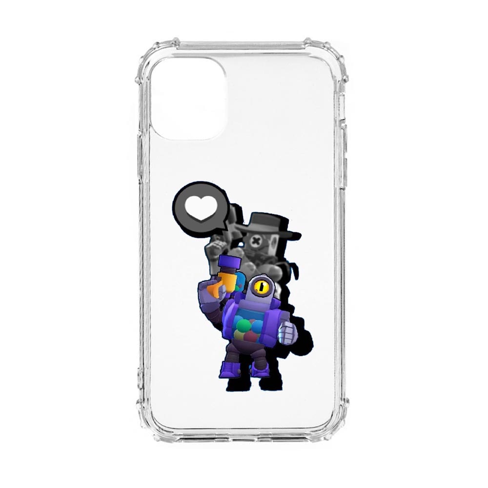 Husa Anti Shock, Compatibila Cu Apple iPhone 12 Mini, Brawl Stars Ricochet, Silicon Premium, Rezistenta, 650