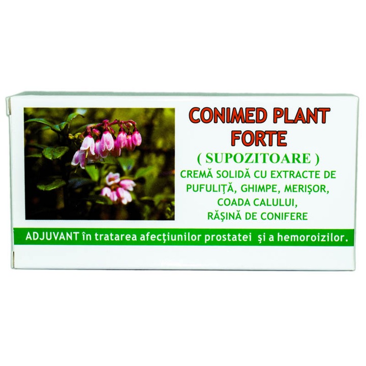 Conimed plant forte supozitoare 10 bucati x1.5g Elzin Plant