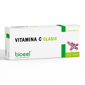 Vitamina C 180mg 20 comprimate Bioeel Vitamina C 180mg 20 comprimate Bioeel