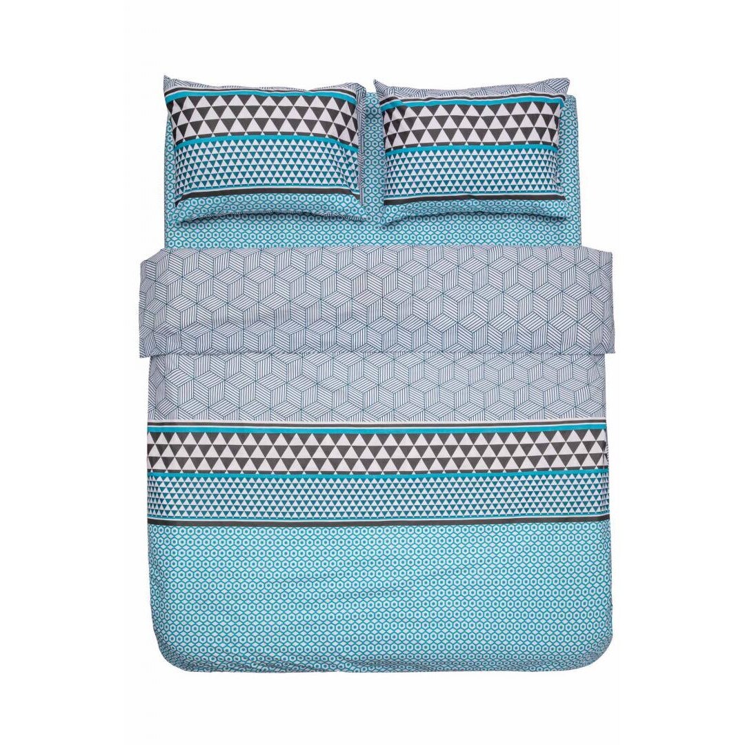 Lenjerie Heinner Dubla Bbc 4 Piese, 2 persoane, 132Tc - Clair