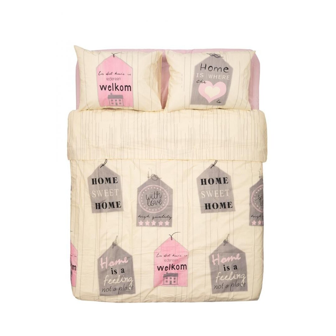 King Size Heinner Bed Set 4 Piese, 2 persoane, Home