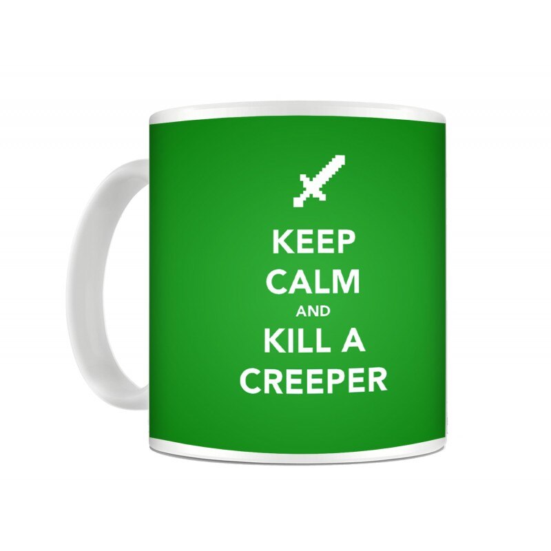 Cana Minecraft Keep calm and kill a creeper , 330ml , mug207, Multicolor