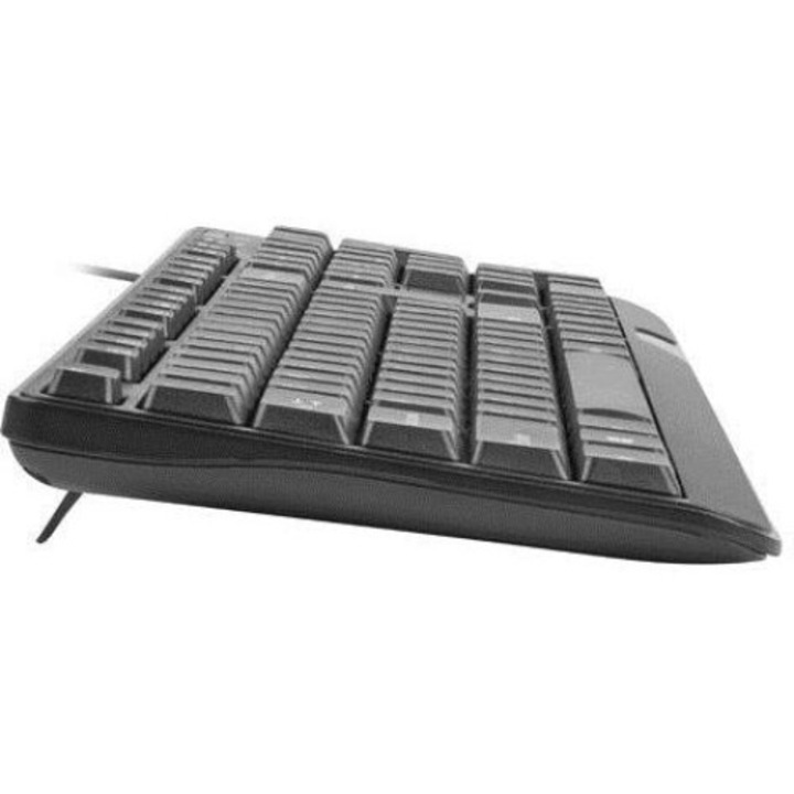 Клавиатура NATEC TROUT SLIM, USB, US, черен