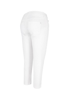 Pantaloni R-MATYLDA, Volcano, Bumbac / Elastan, Alb Pantaloni R-MATYLDA, Volcano, Bumbac / Elastan, Alb