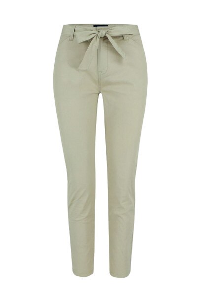 Pantaloni R-NINA, Volcano, Bumbac / Elastan, Verde menta, Verde menta