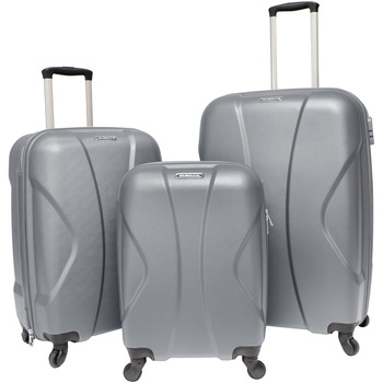 Set 3 trolere BIGGER, ABS, marime S+M+L, culoare gri Set 3 trolere BIGGER, ABS, marime S+M+L, culoare gri