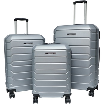 Set 3 trolere CALANTHE, ABS, marime S+M+L, culoare gri Set 3 trolere CALANTHE, ABS, marime S+M+L, culoare gri
