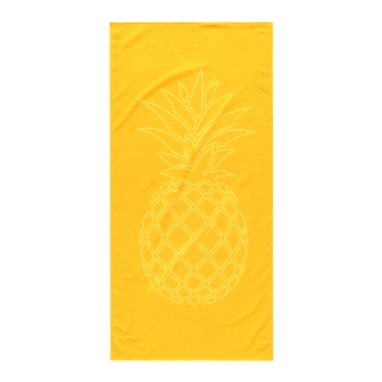 Prosop jacquard Pineapple Aglika, 80x160 cm, 100% bumbac, galben Prosop jacquard Pineapple Aglika, 80x160 cm, 100% bumbac, galben