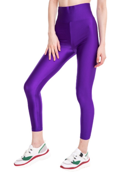 Клин, лъскав, лилав, дамски, размер S-INTL