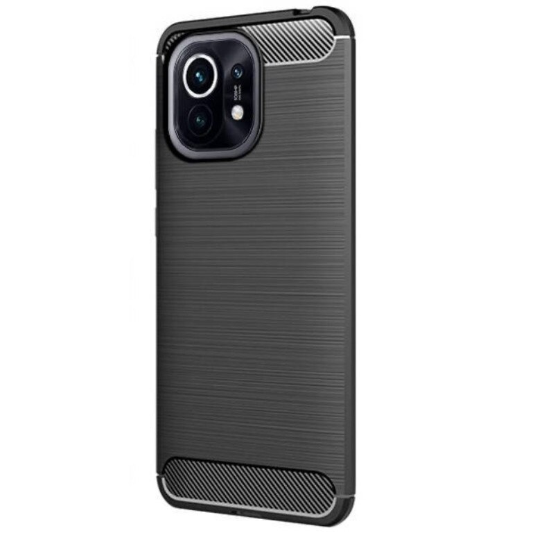 Husa pentru Xiaomi Mi 11 tpu carbon neagra