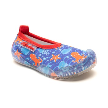 Papuci Kidopo Aqua Shoes, Albastru/Portocaliu Papuci Kidopo Aqua Shoes, Albastru/Portocaliu